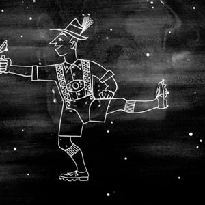 Here is any man, John, Johan, Juan or Jacques… A ta santé, Salud, Prosit, Here's how.