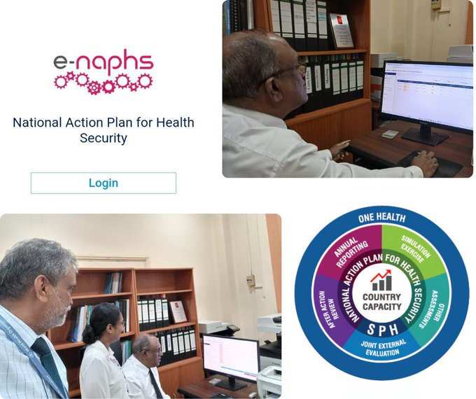 SriLanka initiated the operational monitoring of the National Action Plan for Health Security (NAPHS)
